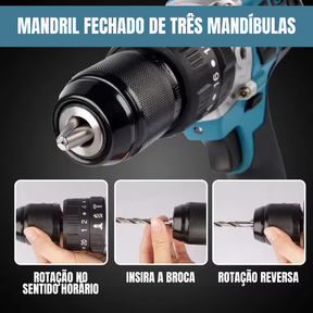 Estojo de berbequim elétrico